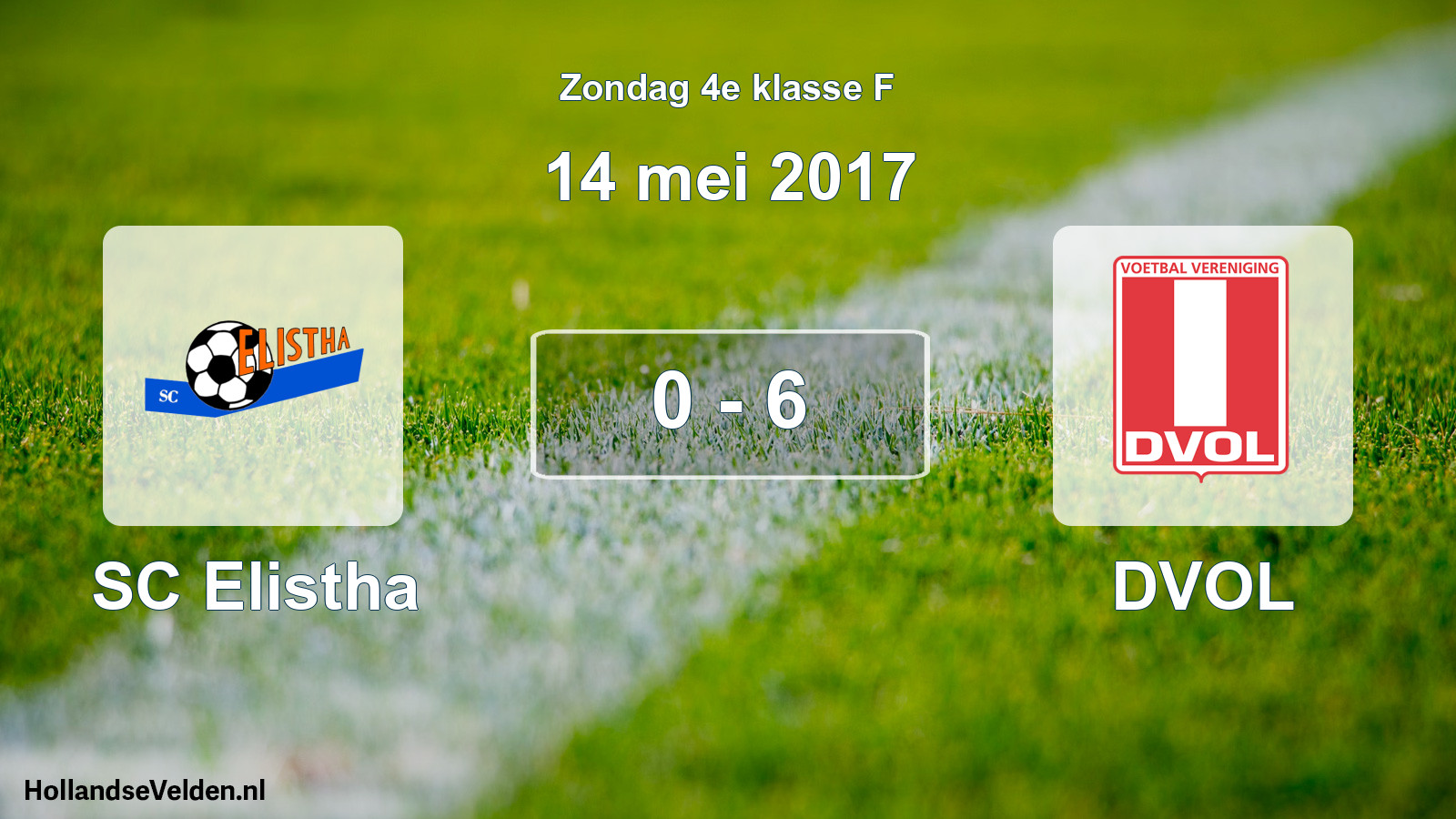 Total number of matches played: SC Elistha - DVOL 0 - 6 (14 May 2017)