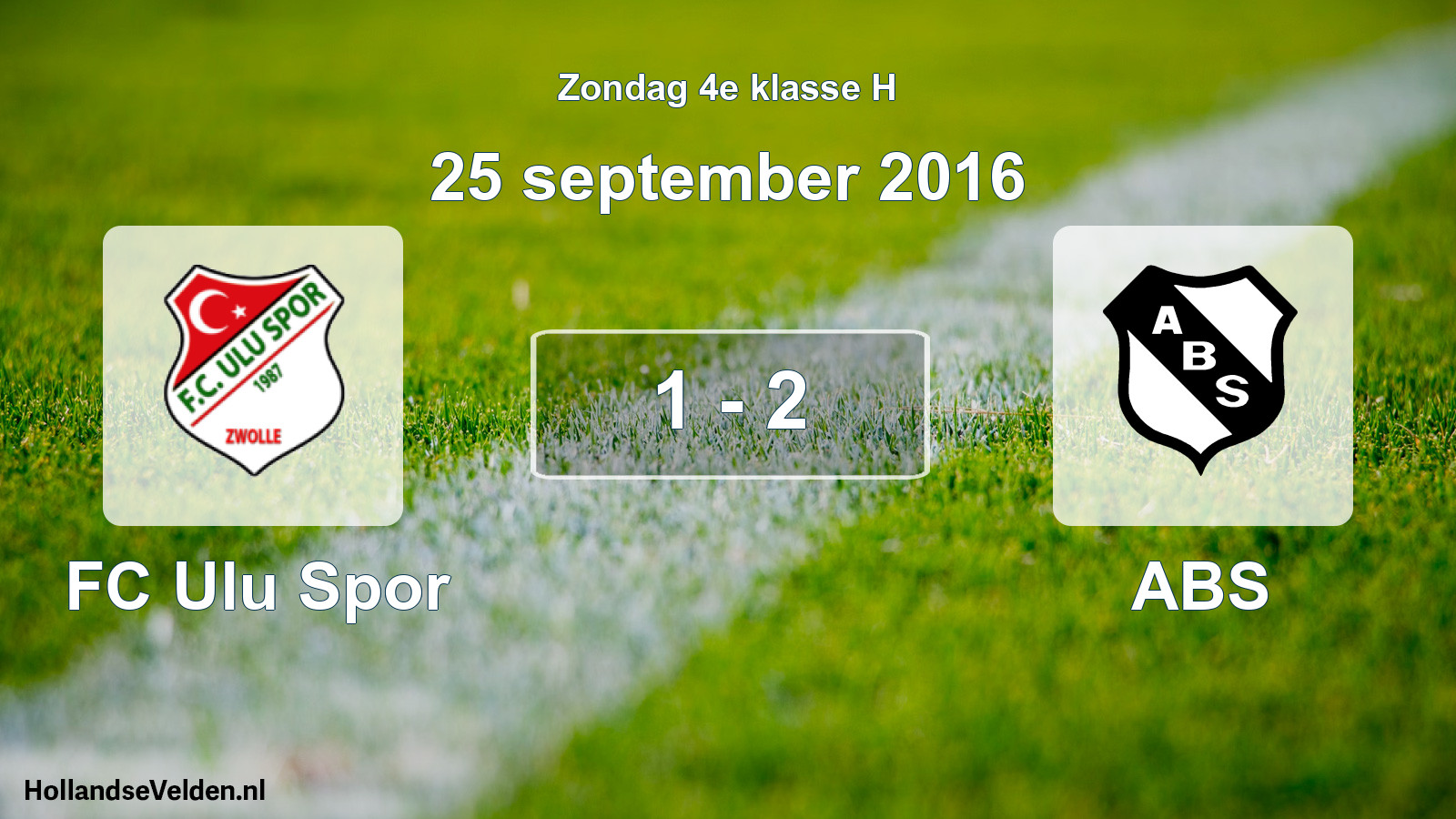 Total number of matches played: FC Ulu Spor - ABS 1 - 2 (25 September 2016)