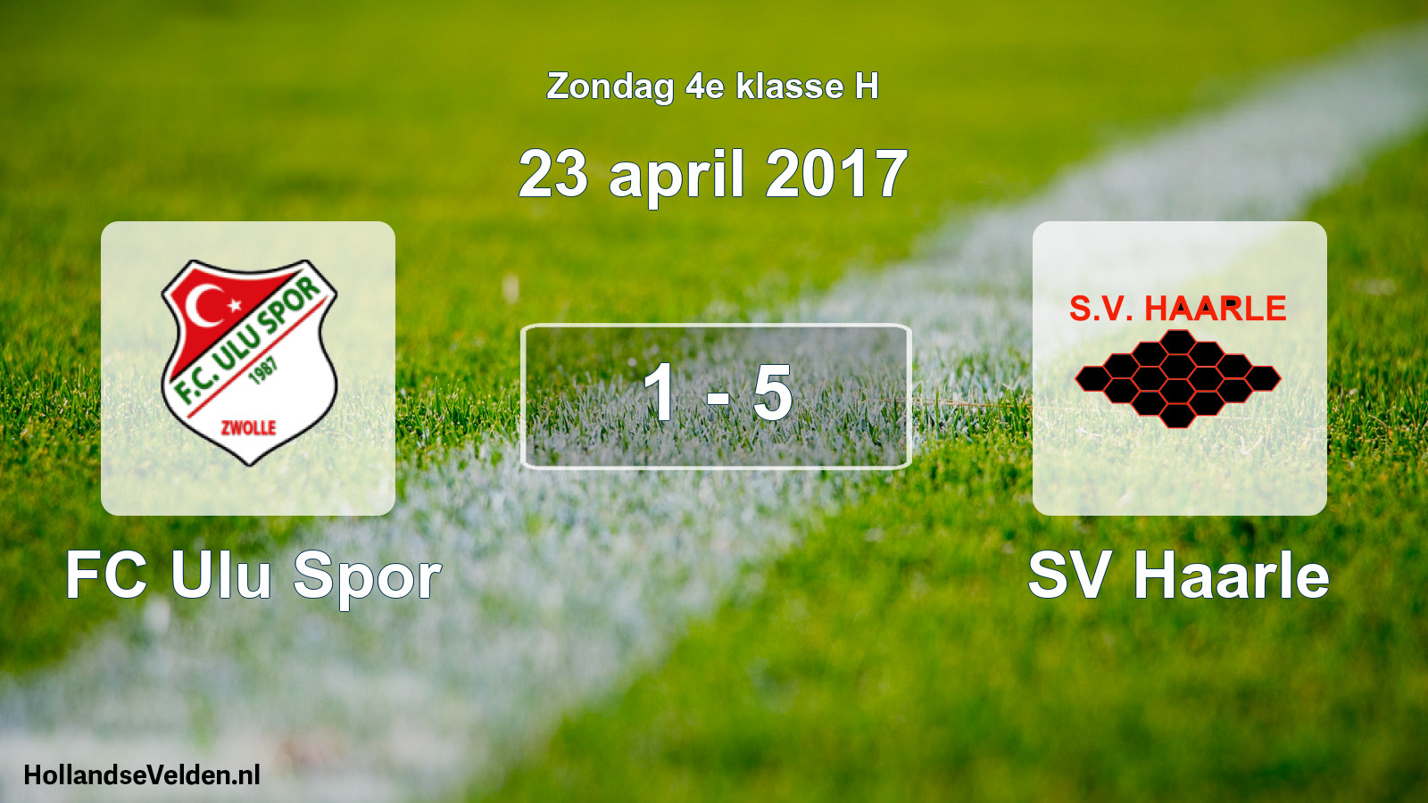 Total number of matches played: FC Ulu Spor - SV Haarle 1 - 5 (23 April 2017)