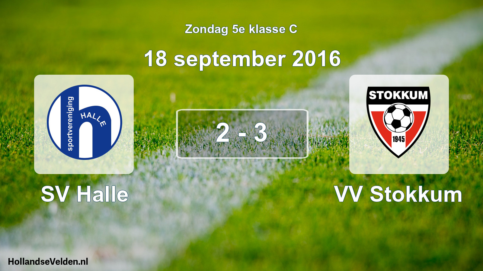 Total number of matches played: SV Halle - VV Stokkum 2 - 3 (18 September 2016)