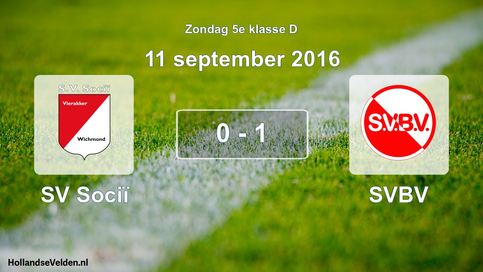 Total number of matches played: SV Sociï - SVBV 0 - 1 (11 September 2016)