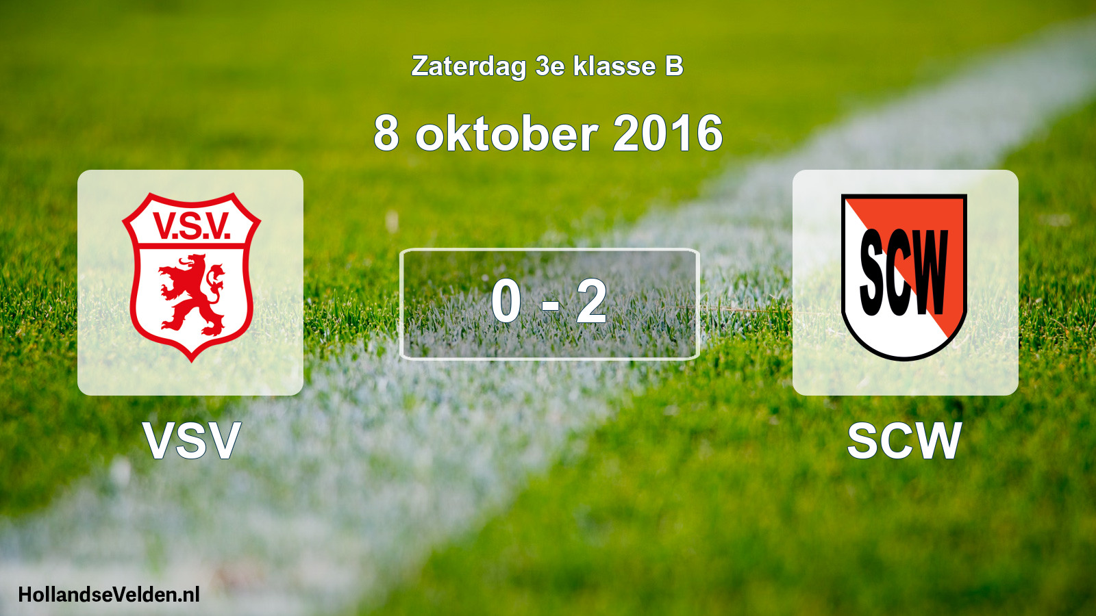 Total number of matches played: VSV - SCW 0 - 2 (8 October 2016)