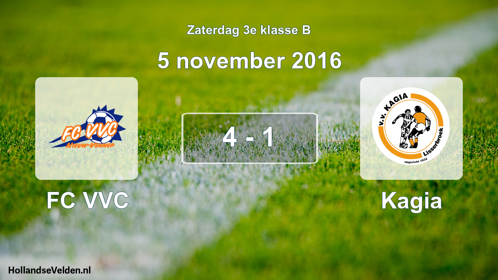 Total number of matches played: FC VVC - Kagia 4 - 1 (5 November 2016)