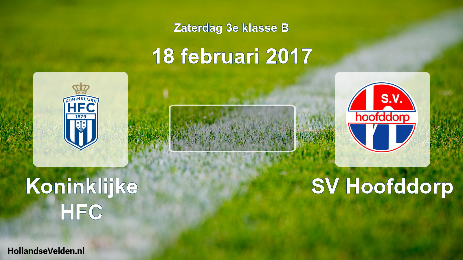 Scheduled Match: Koninklijke HFC - SV Hoofddorp (18 February 2017)