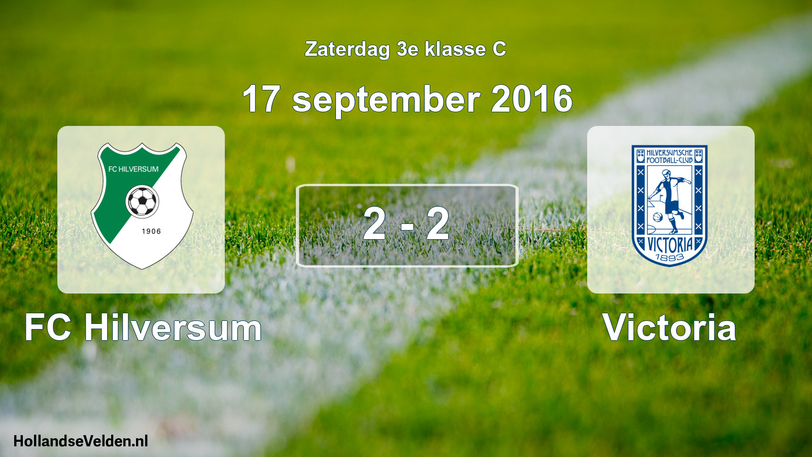 Total number of matches played: FC Hilversum - Victoria 2 - 2 (17 September 2016)