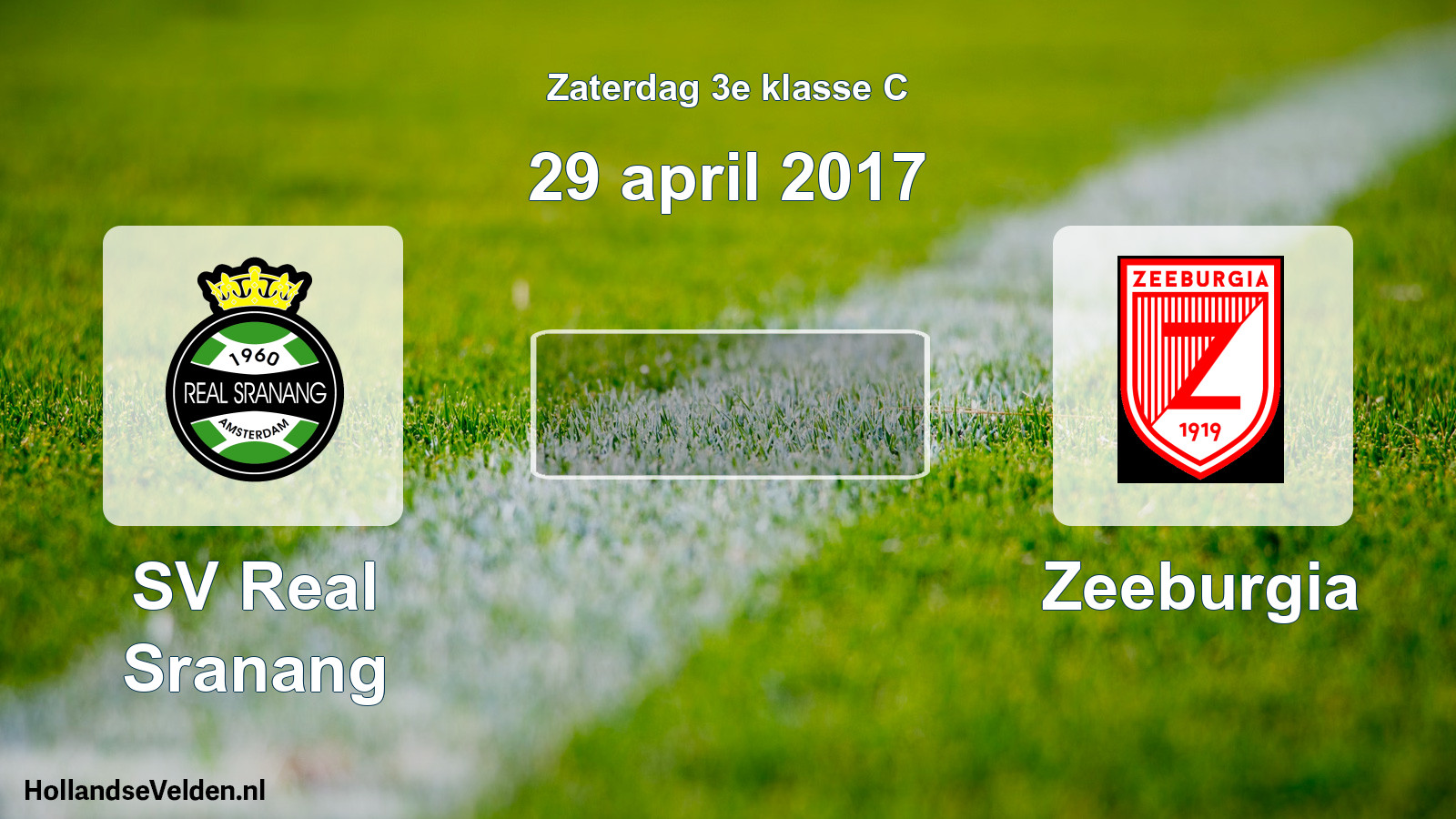 Scheduled Match: SV Real Sranang - Zeeburgia (29 April 2017)