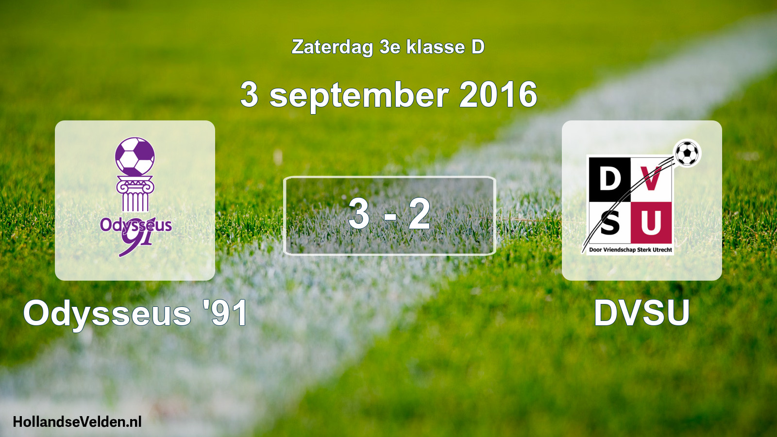 Total number of matches played: Odysseus '91 - DVSU 3 - 2 (3 September 2016)