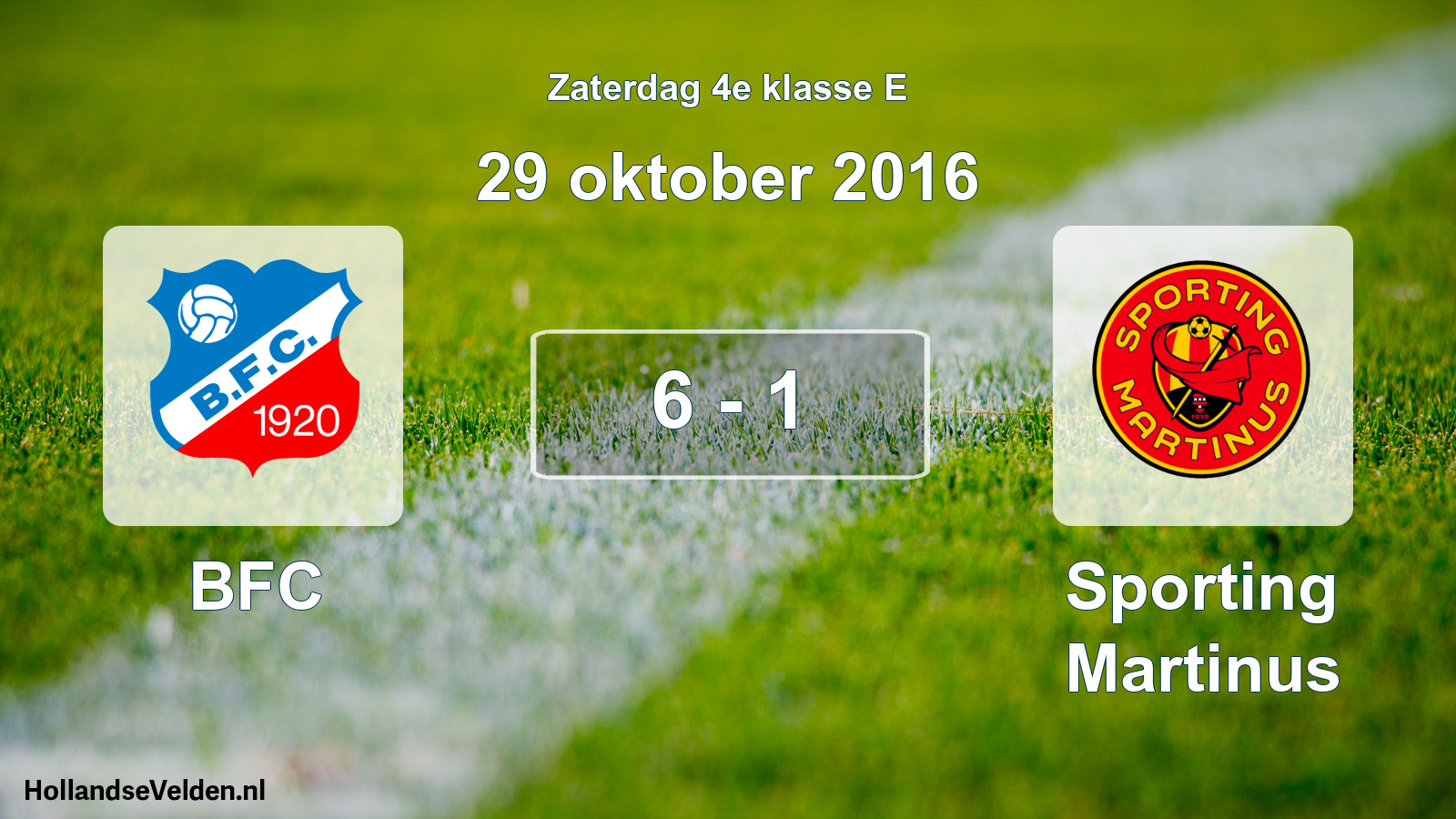 Total number of matches played: BFC - Sporting Martinus 6 - 1 (29 October 2016)