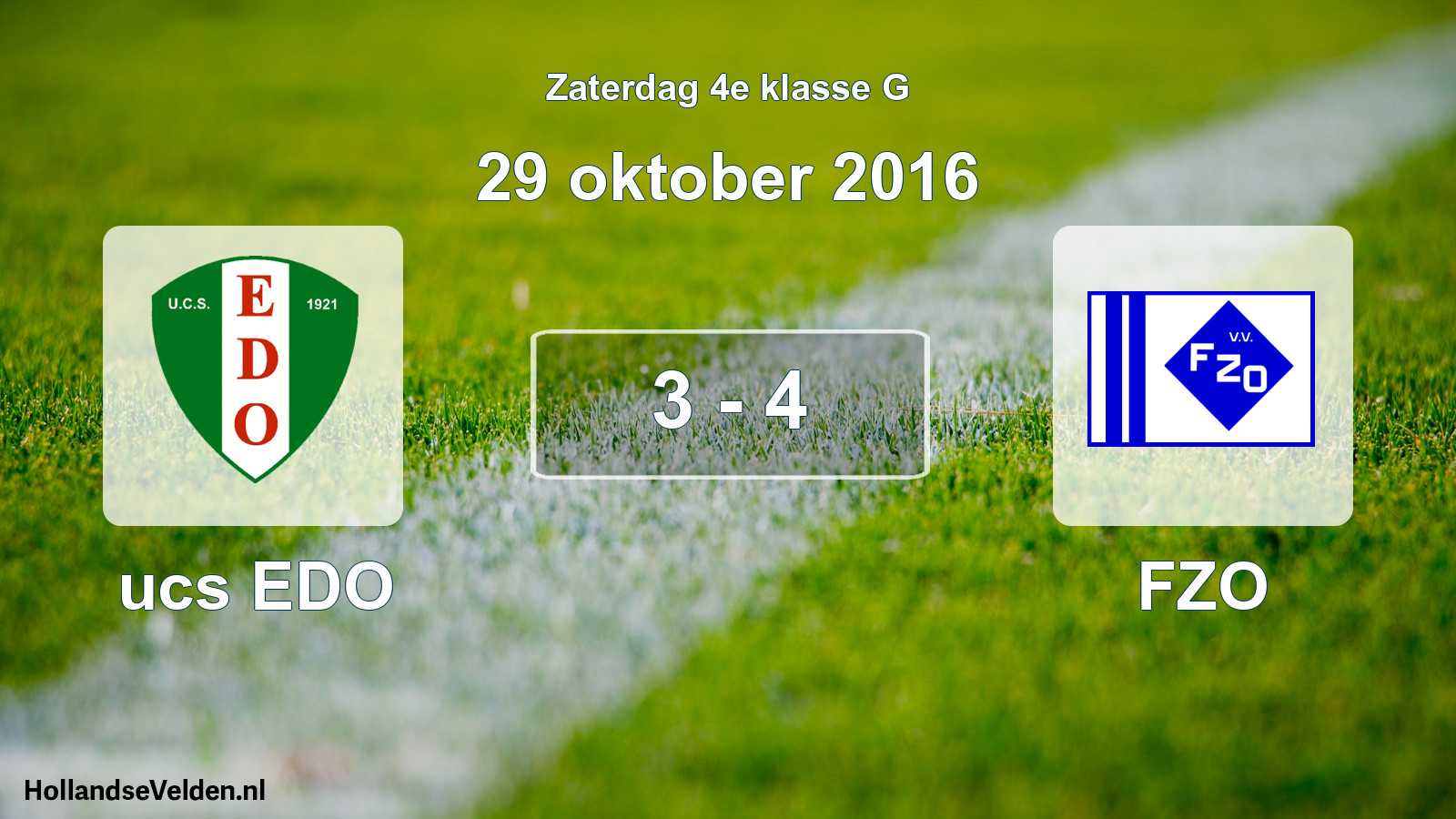 Total number of matches played: ucs EDO - FZO 3 - 4 (29 October 2016)