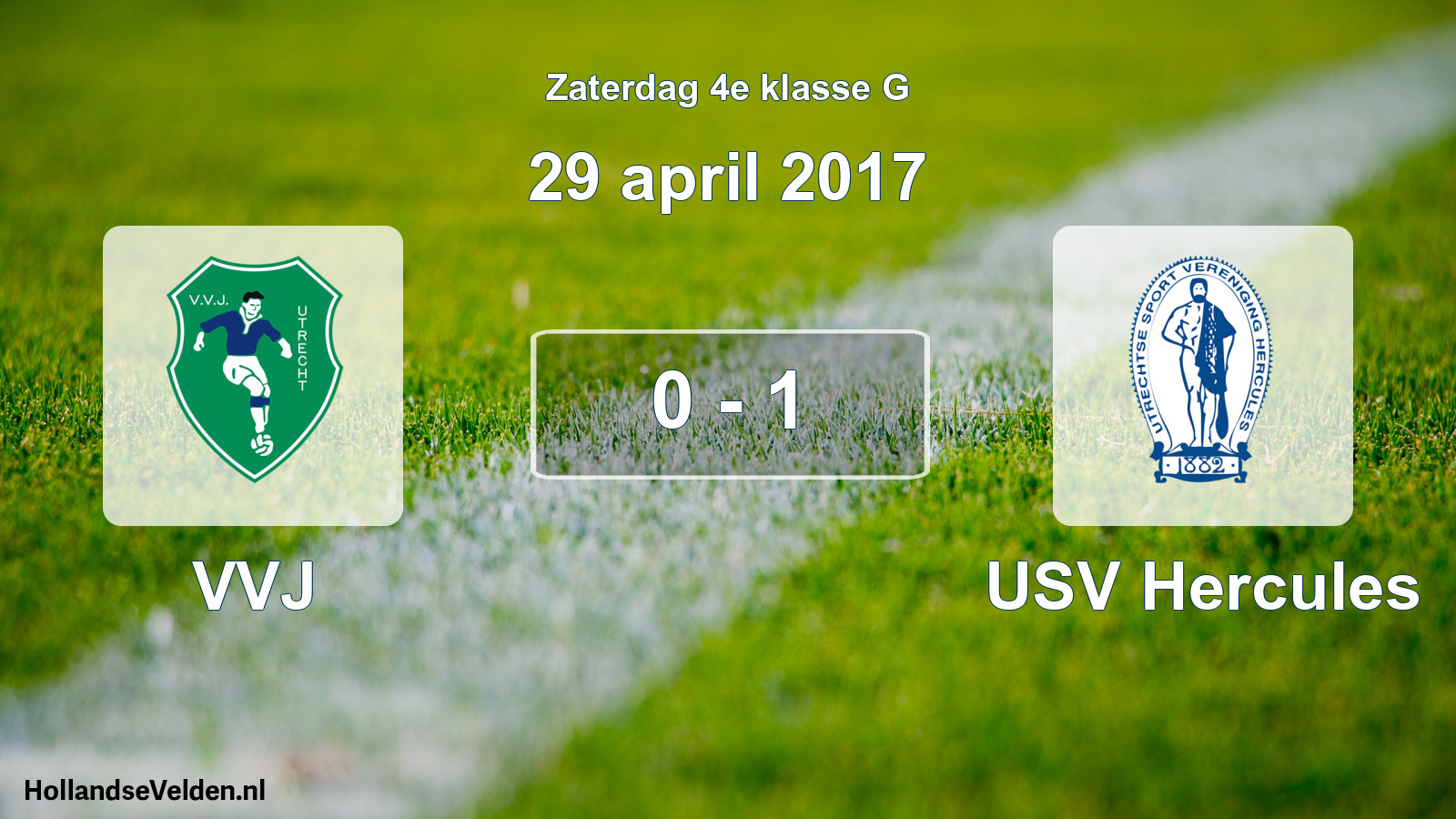 Total number of matches played: VVJ - USV Hercules 0 - 1 (29 April 2017)