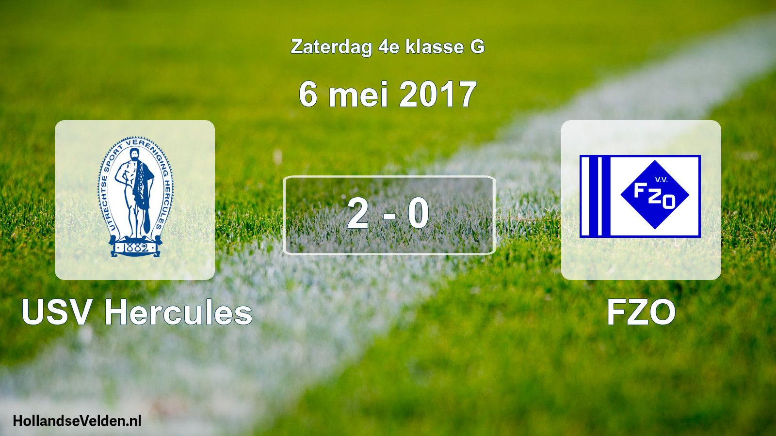 Total number of matches played: USV Hercules - FZO 2 - 0 (6 May 2017)
