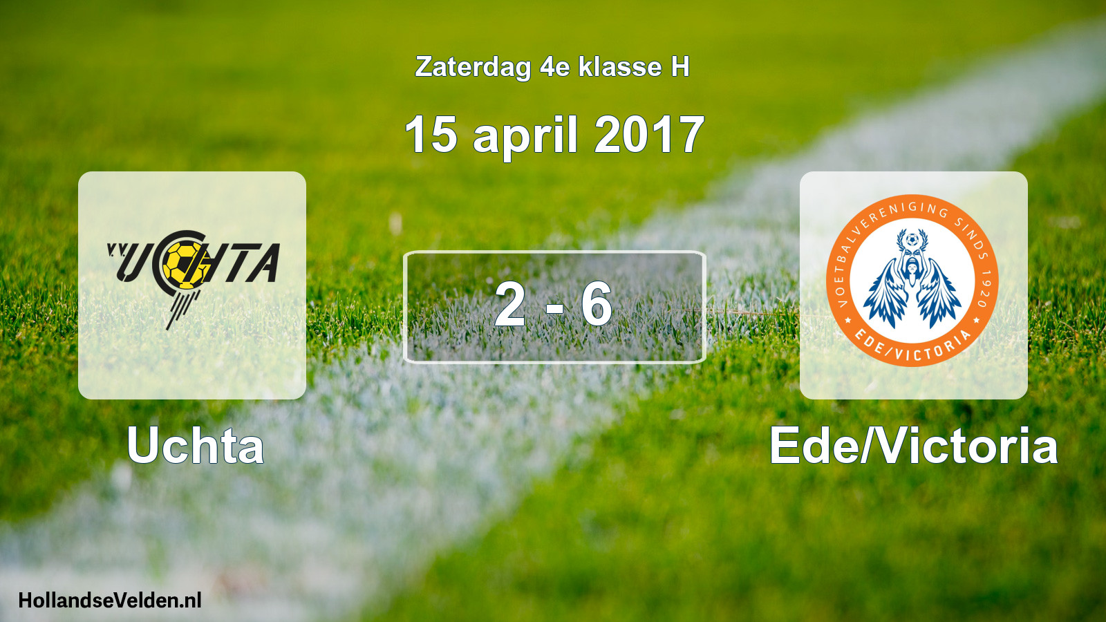 Total number of matches played: Uchta - Ede/Victoria 2 - 6 (15 April 2017)