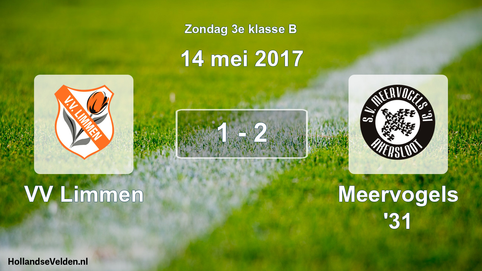 Total number of matches played: VV Limmen - Meervogels '31 1 - 2 (14 May 2017)