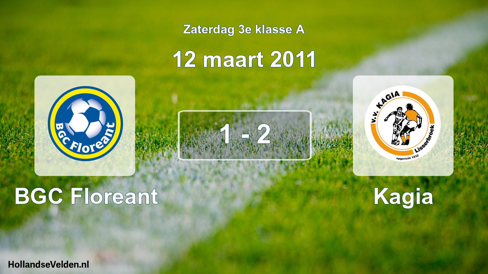 Total number of matches played: BGC Floreant - Kagia 1 - 2 (12 March 2011)