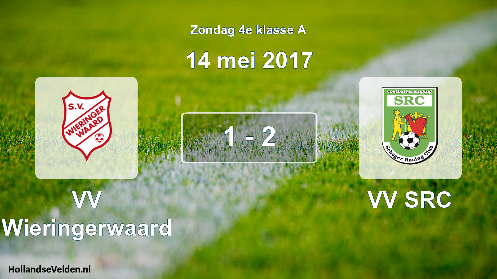 Total number of matches played: VV Wieringerwaard - VV SRC 1 - 2 (14 May 2017)