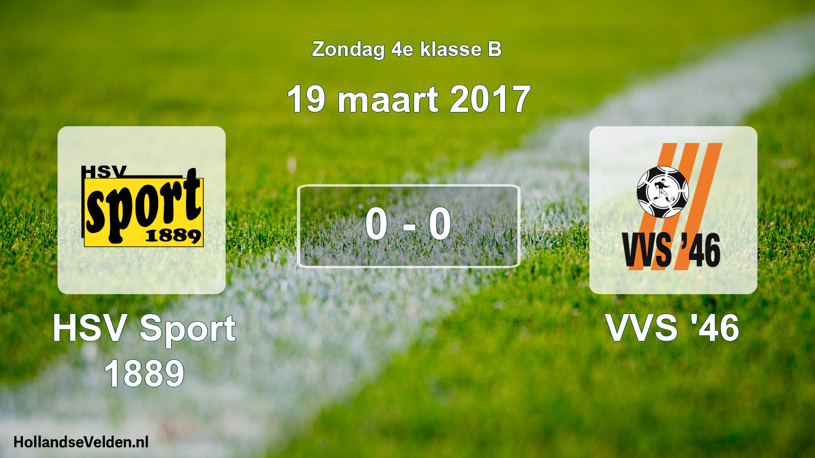 Total number of matches played: HSV Sport 1889 - VVS '46 0 - 0 (19 March 2017)