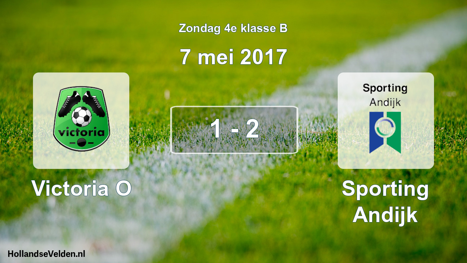 Total number of matches played: Victoria O - Sporting Andijk 1 - 2 (7 May 2017)
