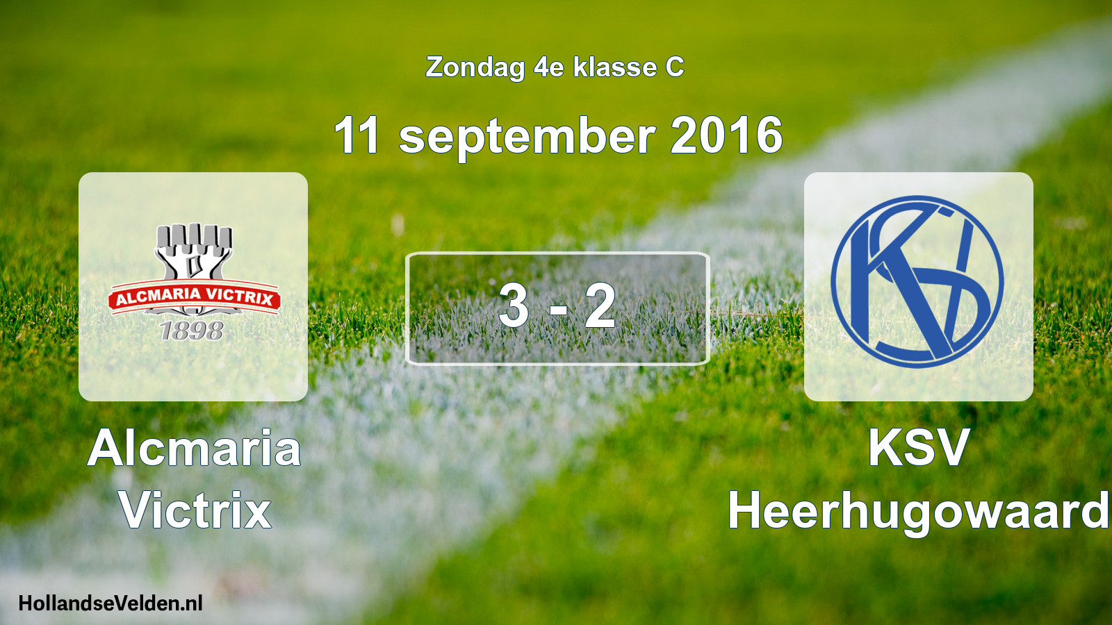Total number of matches played: Alcmaria Victrix - KSV Heerhugowaard 3 - 2 (11 September 2016)