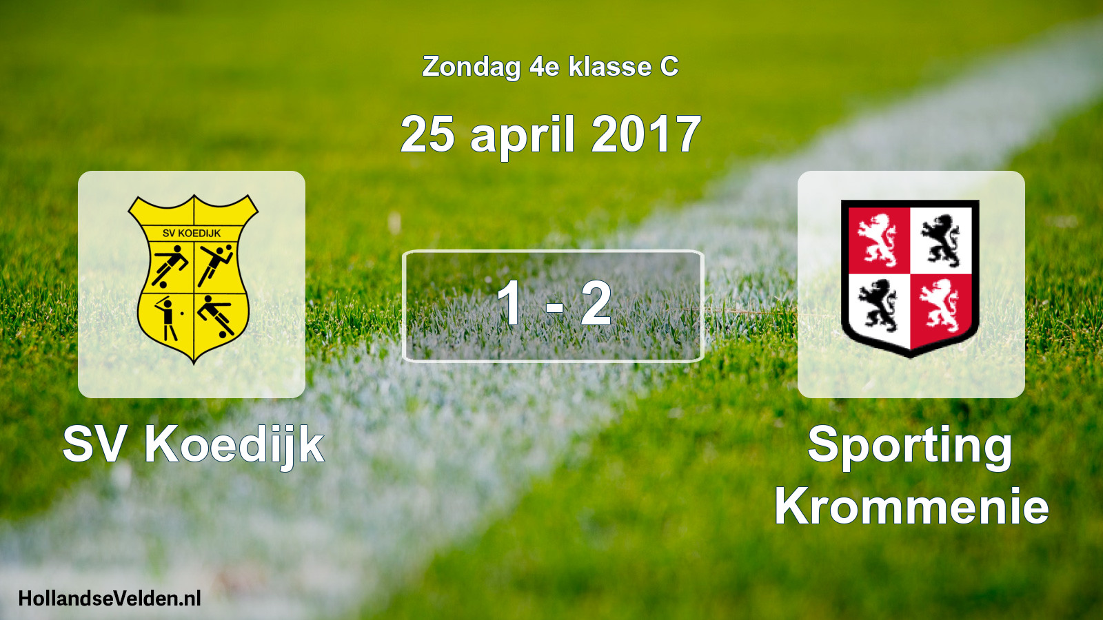 Total number of matches played: SV Koedijk - Sporting Krommenie 1 - 2 (25 April 2017)