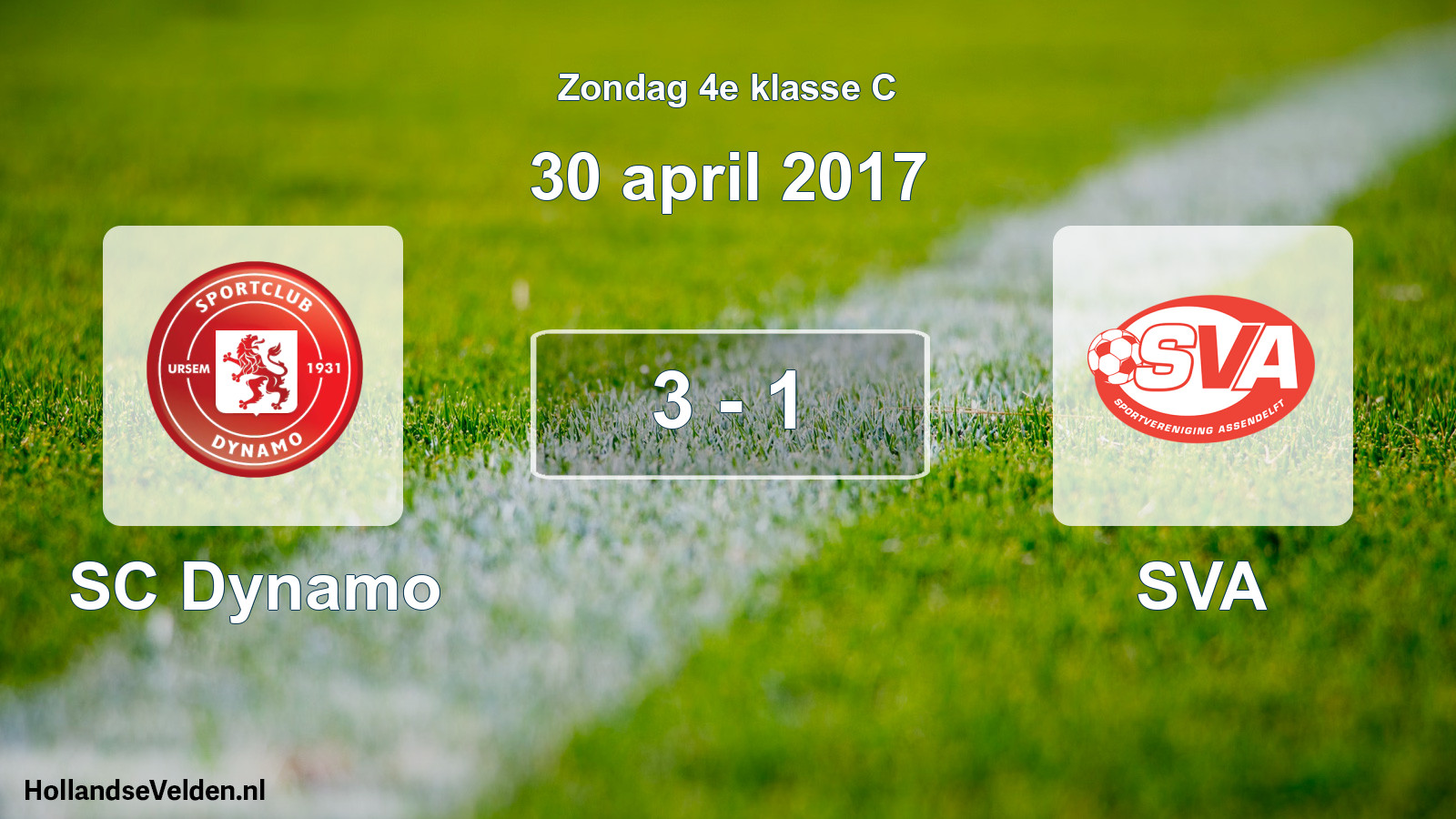 Total number of matches played: SC Dynamo - SVA 3 - 1 (30 April 2017)