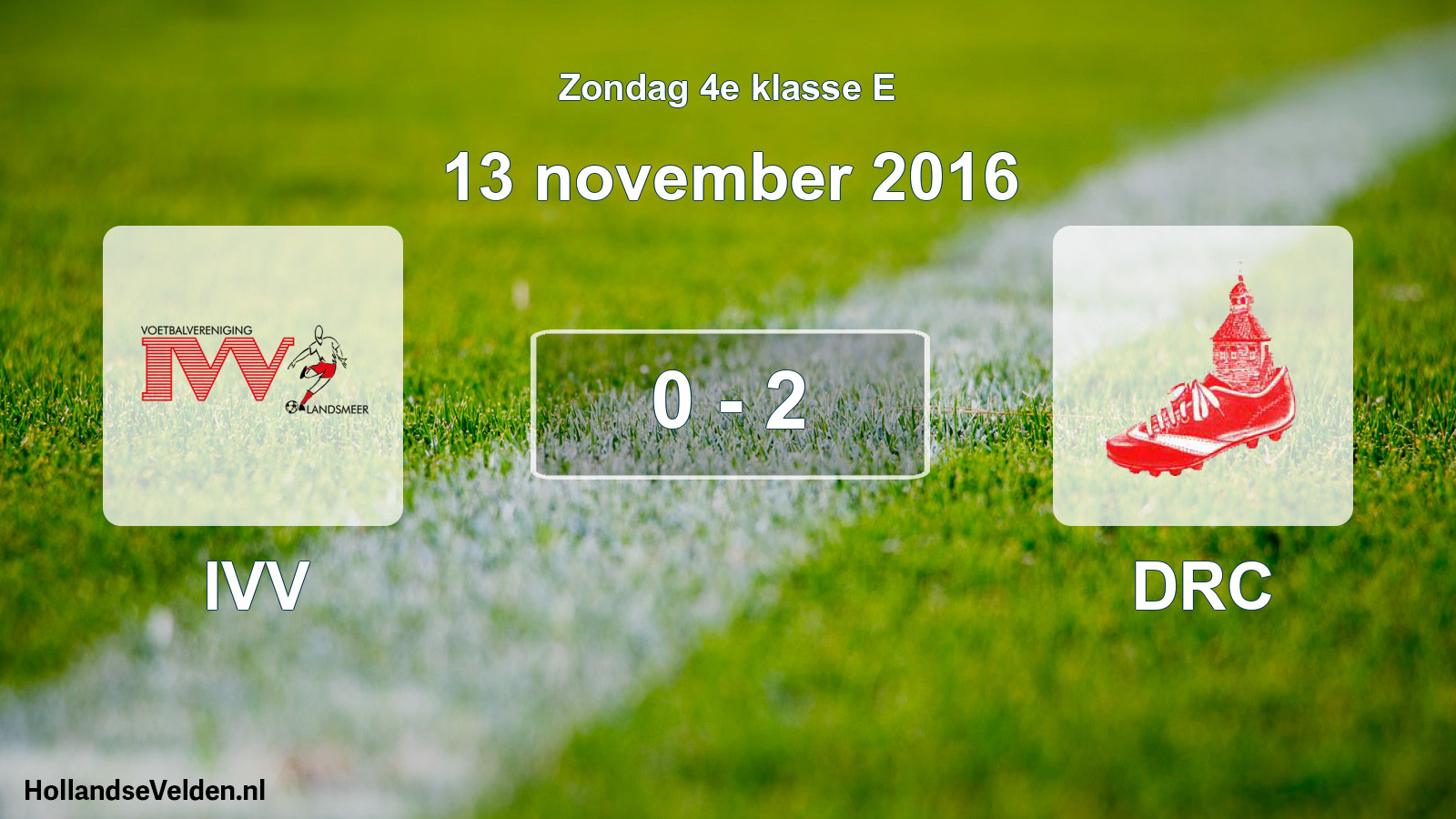 Total number of matches played: IVV - DRC 0 - 2 (13 November 2016)