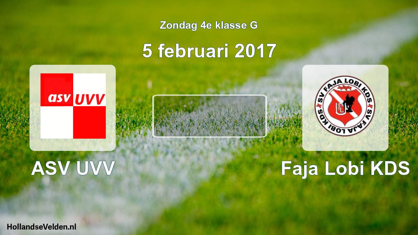 Scheduled Match: ASV UVV - Faja Lobi KDS (5 February 2017)