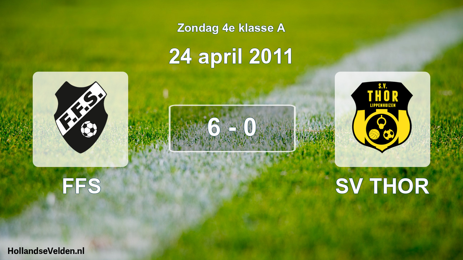 Total number of matches played: FFS - SV THOR 6 - 0 (24 April 2011)