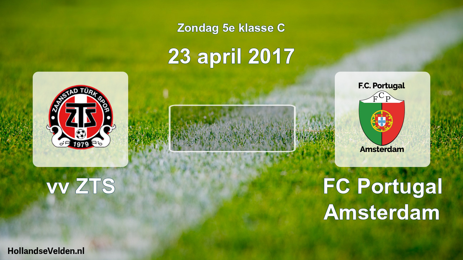Scheduled Match: vv ZTS - FC Portugal Amsterdam (23 April 2017)