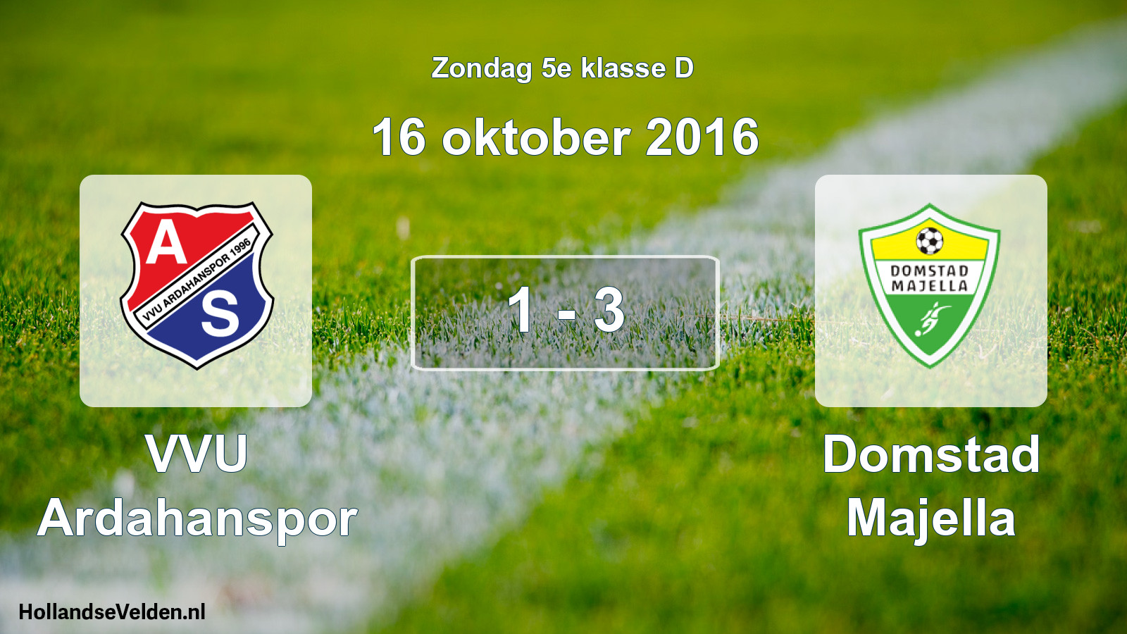 Total number of matches played: VVU Ardahanspor - Domstad Majella 1 - 3 (16 October 2016)