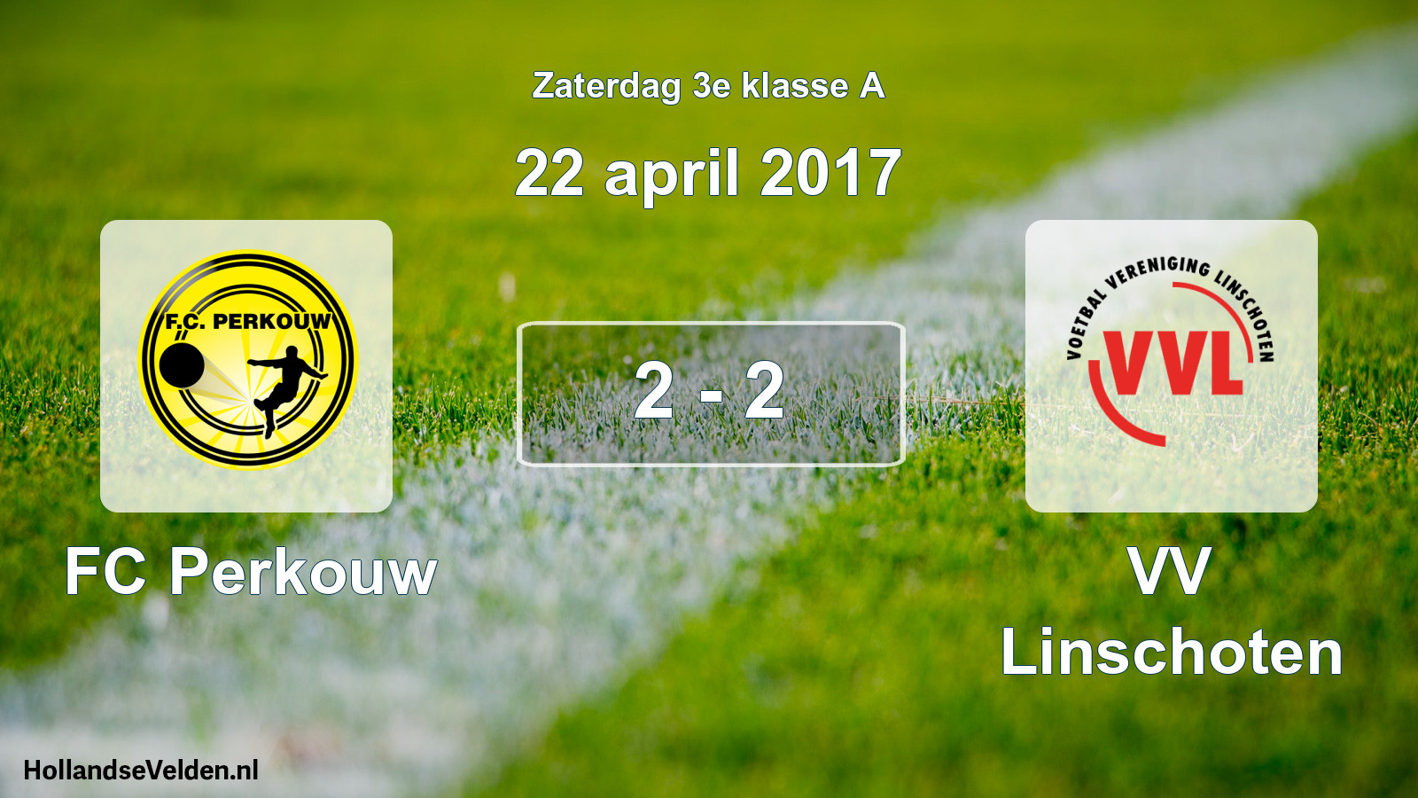 Total number of matches played: FC Perkouw - VV Linschoten 2 - 2 (22 April 2017)