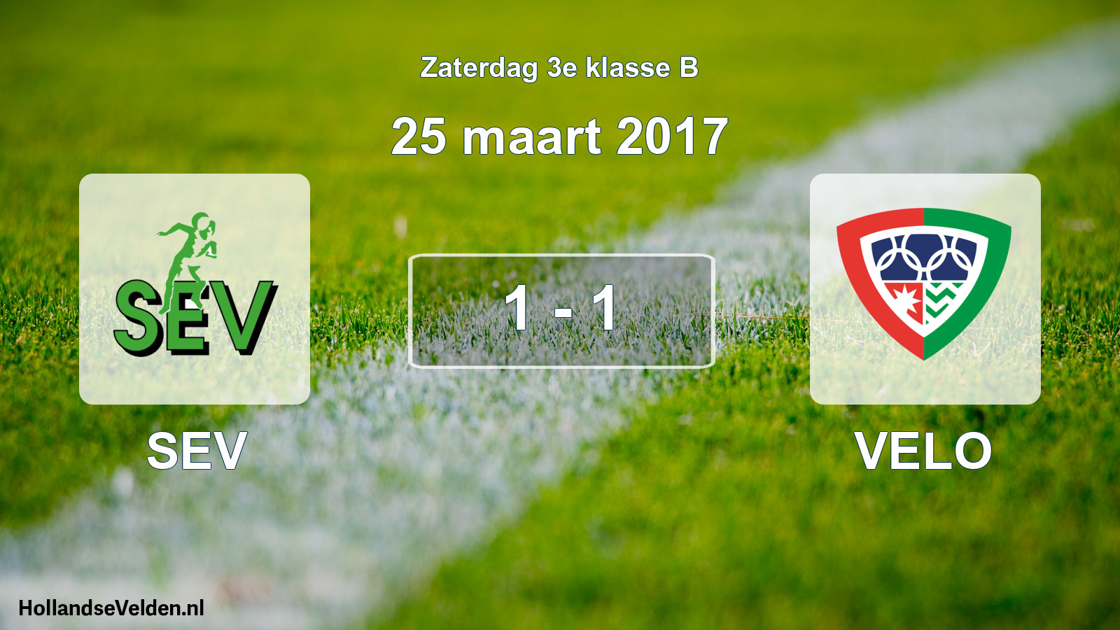 Total number of matches played: SEV - VELO 1 - 1 (25 March 2017)