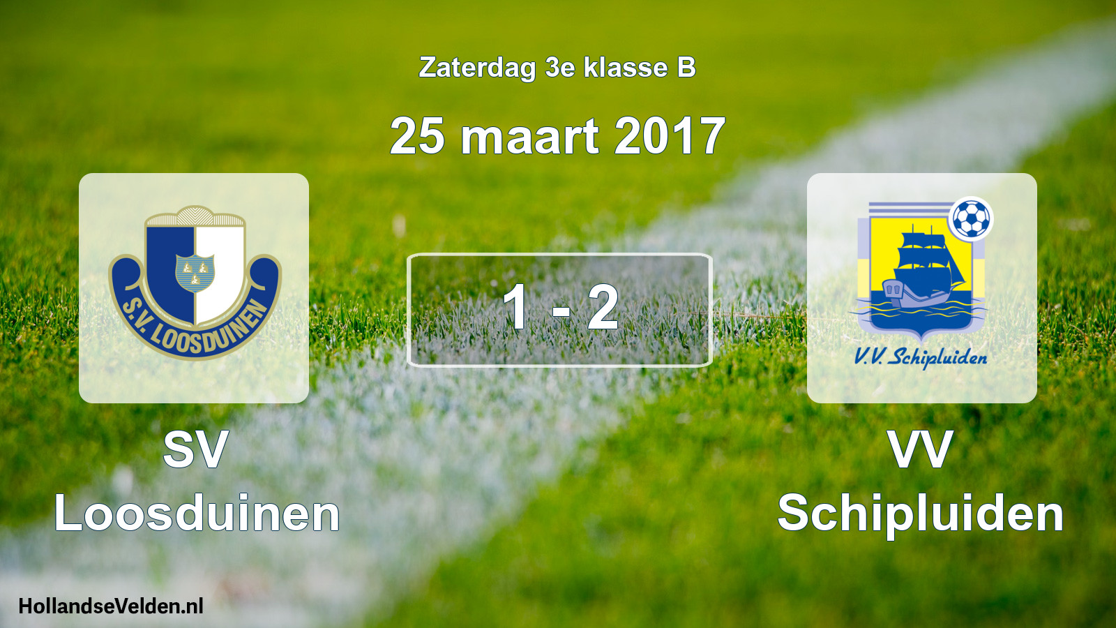Total number of matches played: SV Loosduinen - VV Schipluiden 1 - 2 (25 March 2017)
