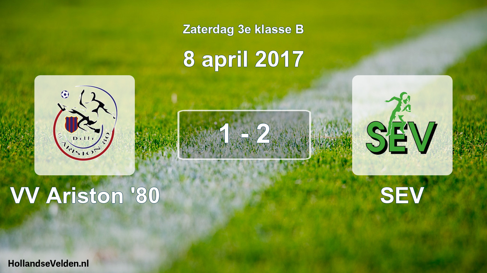 Total number of matches played: VV Ariston '80 - SEV 1 - 2 (8 April 2017)