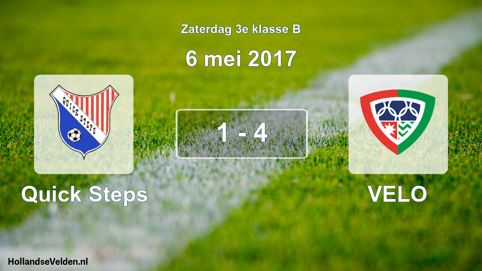 Total number of matches played: Quick Steps - VELO 1 - 4 (6 May 2017)