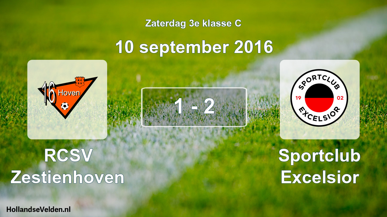 Total number of matches played: RCSV Zestienhoven - Sportclub Excelsior 1 - 2 (10 September 2016)
