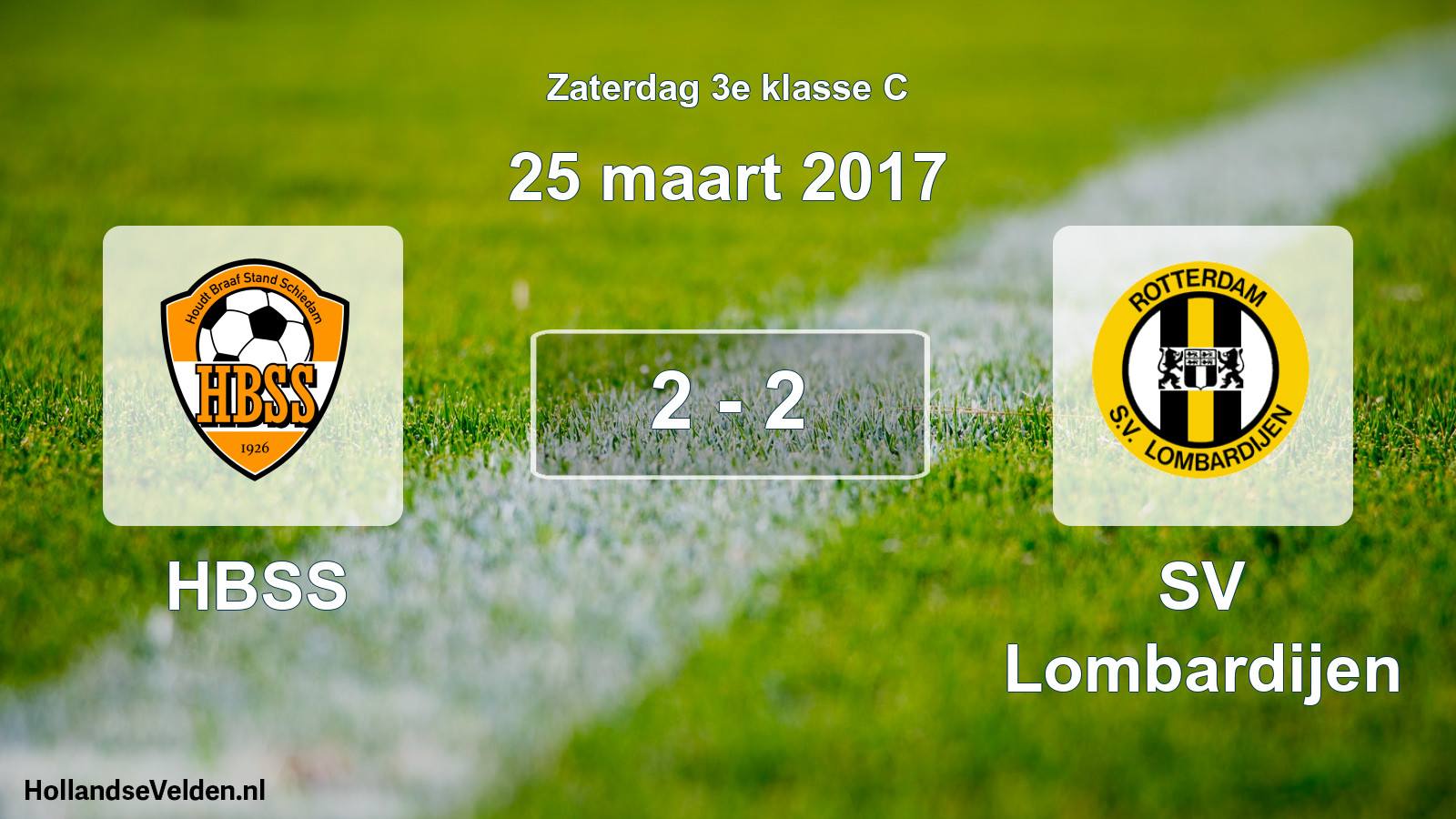 Total number of matches played: HBSS - SV Lombardijen 2 - 2 (25 March 2017)