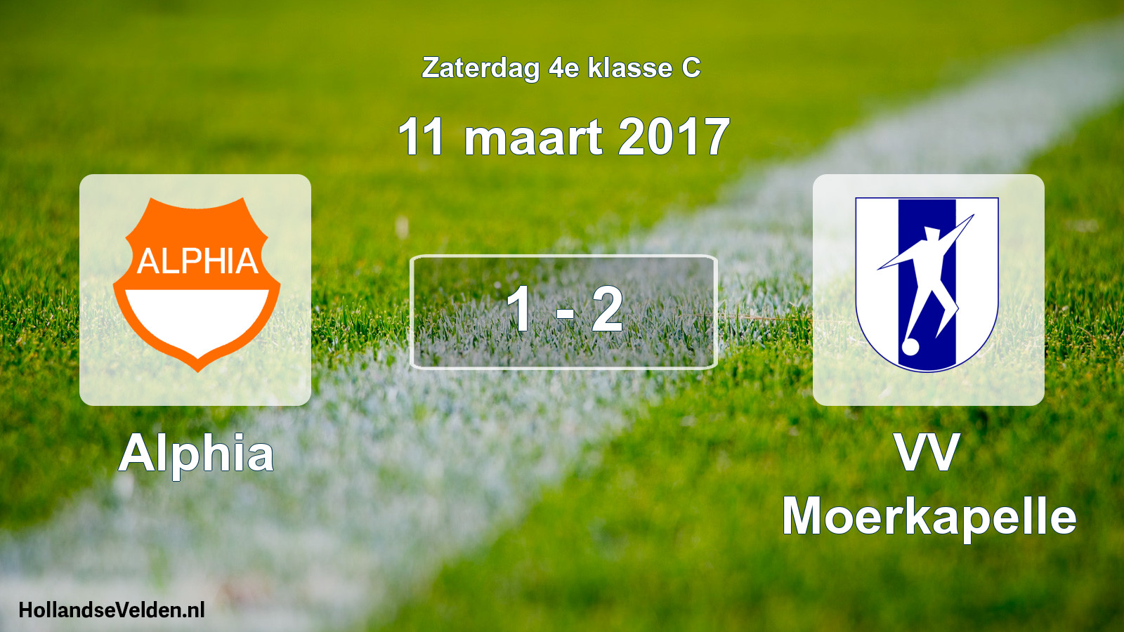Total number of matches played: Alphia - VV Moerkapelle 1 - 2 (11 March 2017)