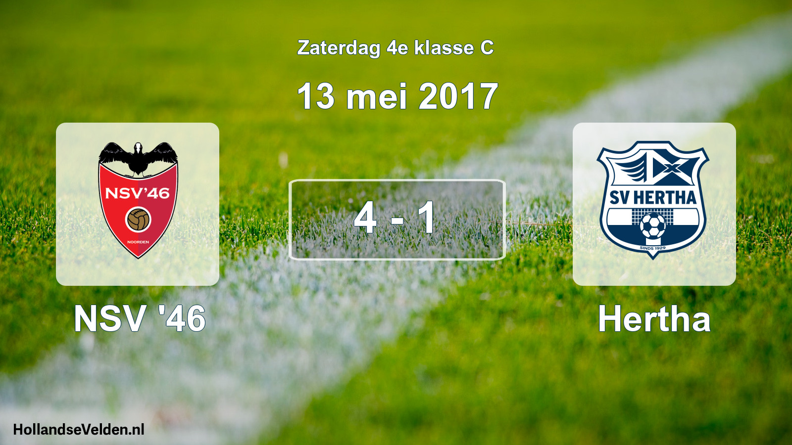 Total number of matches played: NSV '46 - Hertha 4 - 1 (13 May 2017)