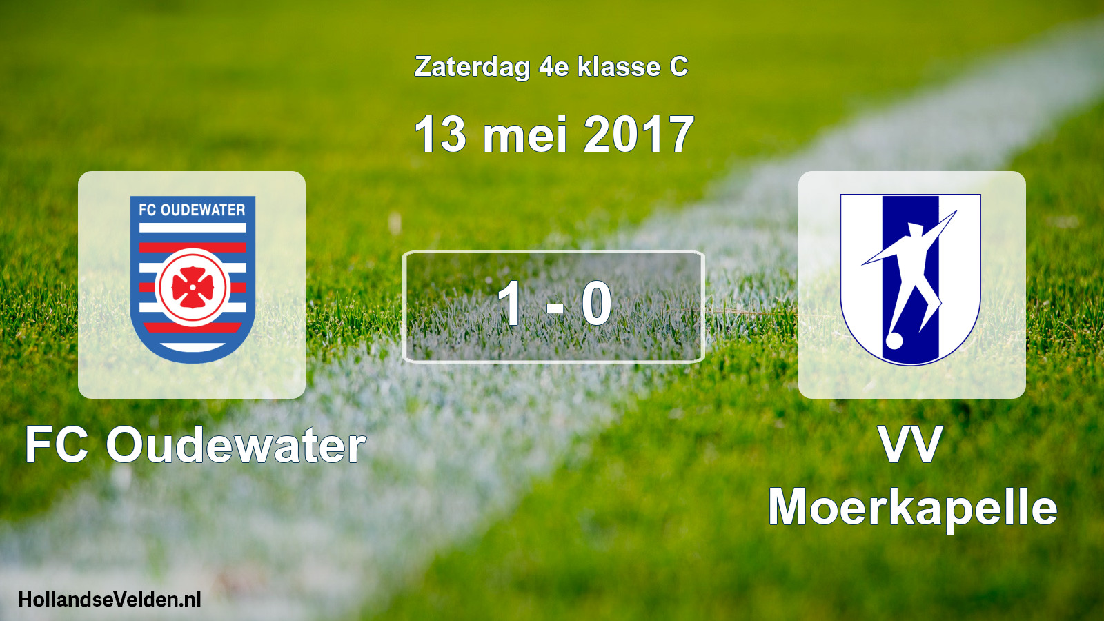 Total number of matches played: FC Oudewater - VV Moerkapelle 1 - 0 (13 May 2017)