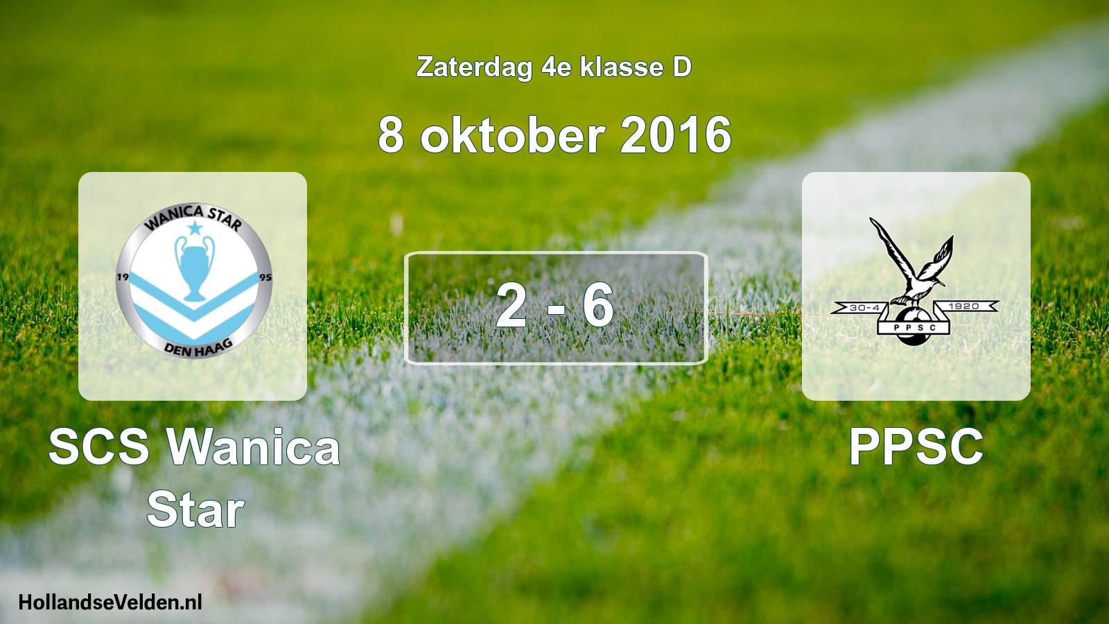 Total number of matches played: SCS Wanica Star - PPSC 2 - 6 (8 October 2016)