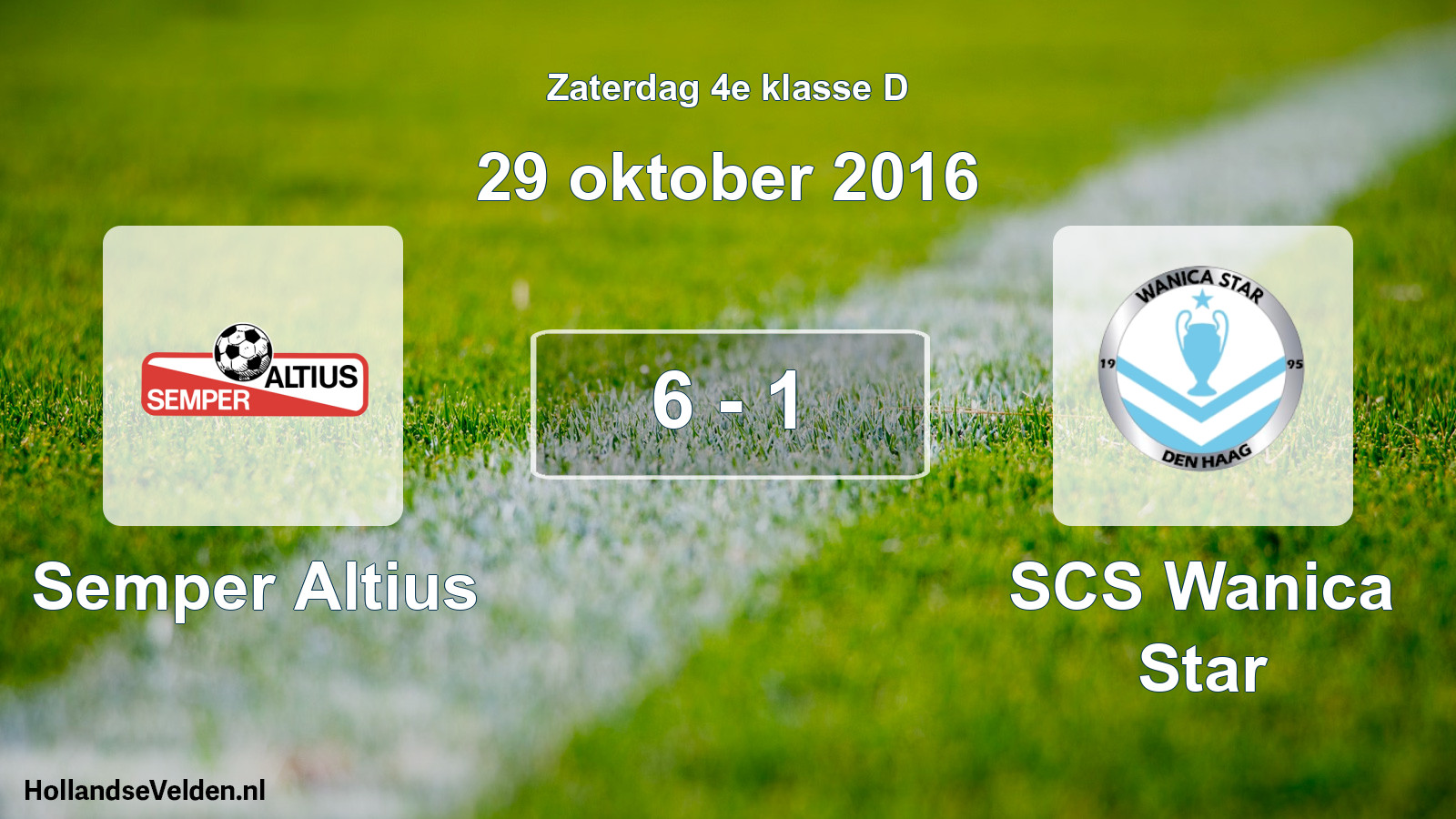 Total number of matches played: Semper Altius - SCS Wanica Star 6 - 1 (29 October 2016)