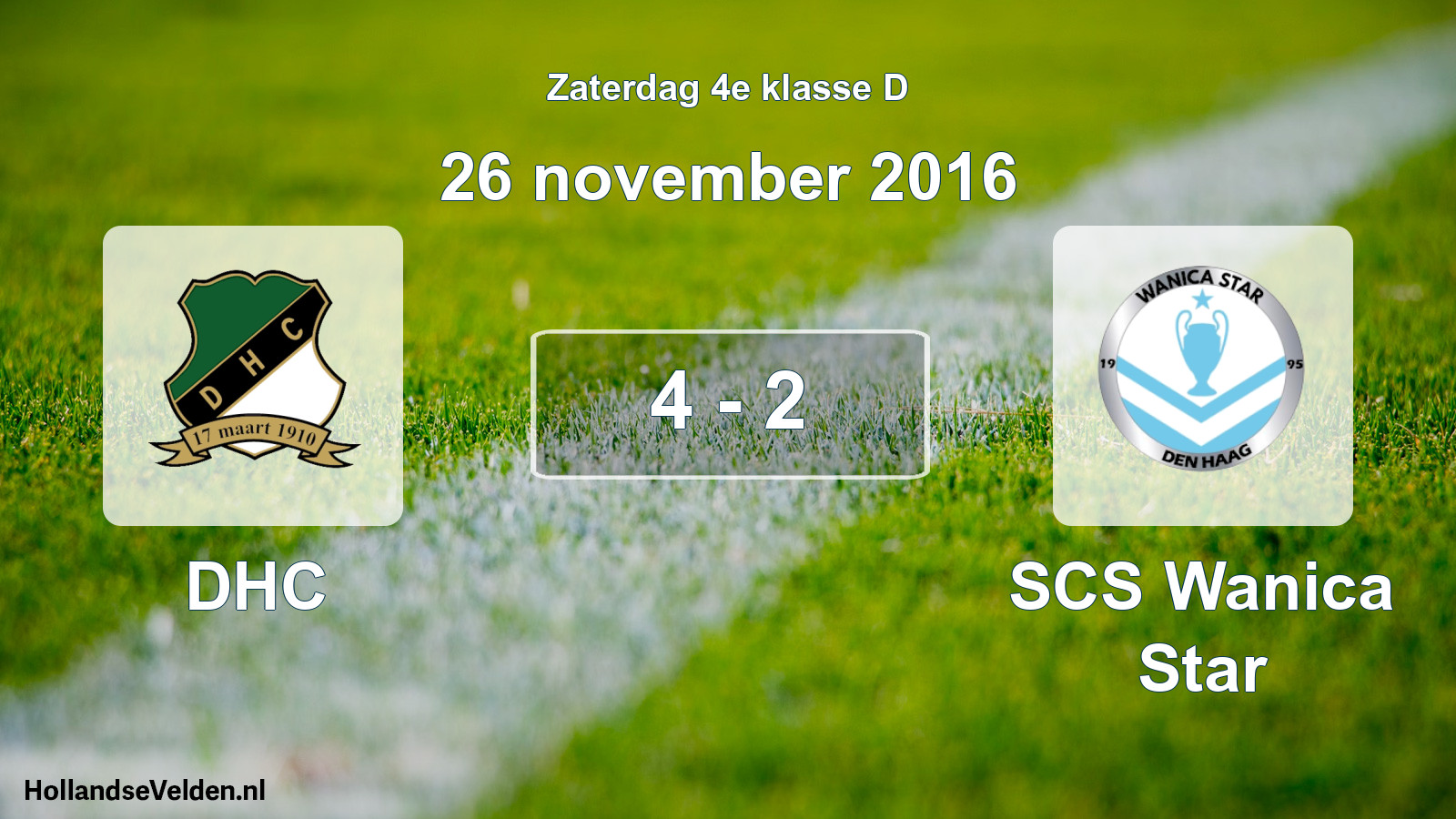 Total number of matches played: DHC - SCS Wanica Star 4 - 2 (26 November 2016)