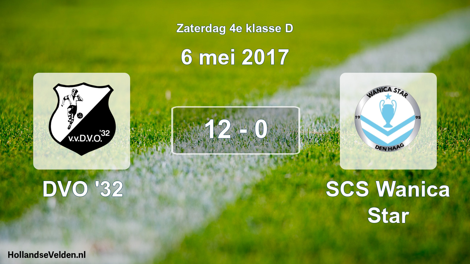 Total number of matches played: DVO '32 - SCS Wanica Star 12 - 0 (6 May 2017)
