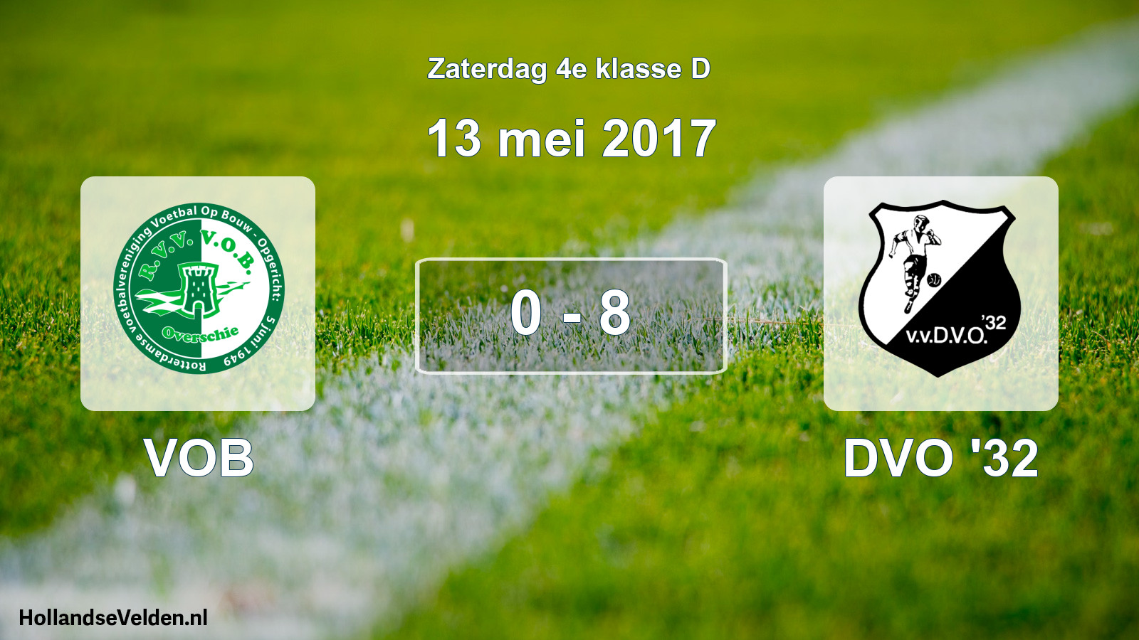 Total number of matches played: VOB - DVO '32 0 - 8 (13 May 2017)
