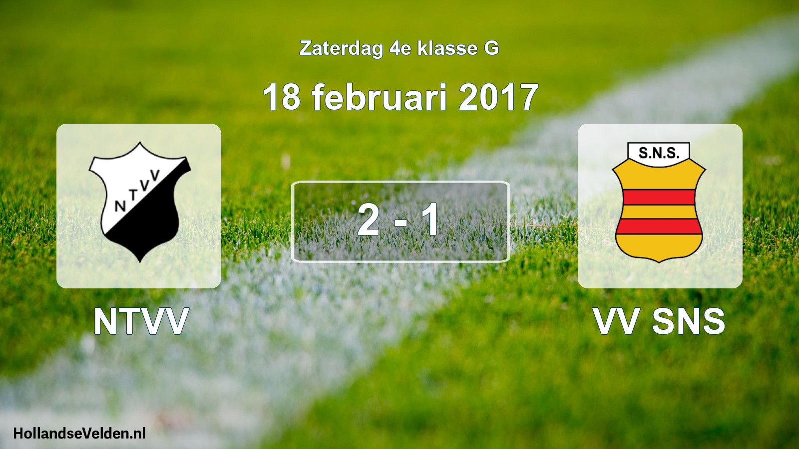 Total number of matches played: NTVV - VV SNS 2 - 1 (18 February 2017)