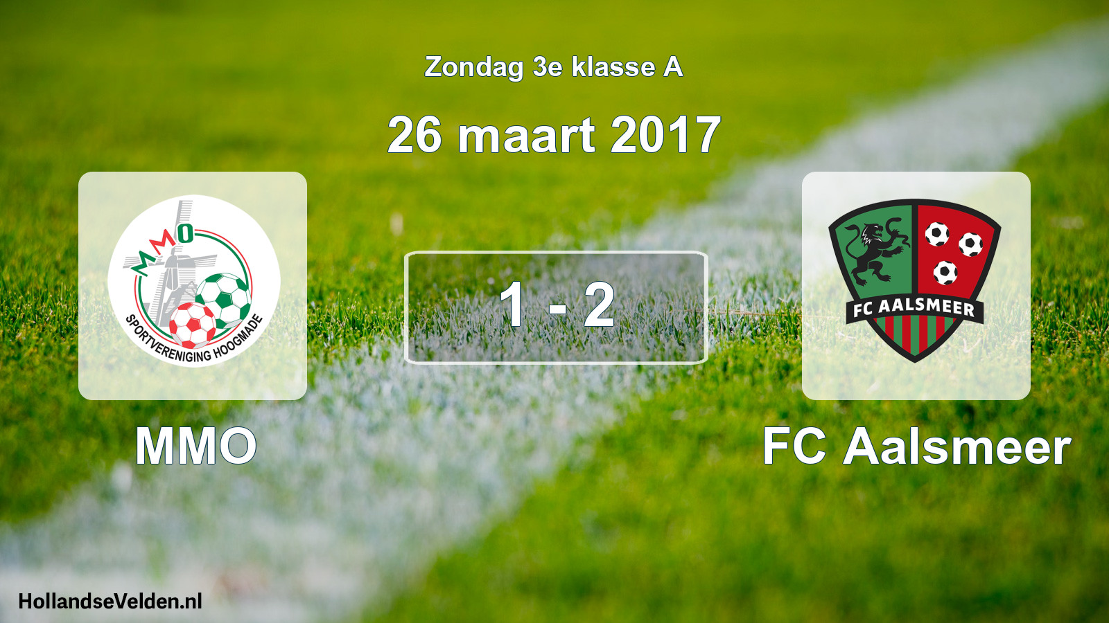 Total number of matches played: MMO - FC Aalsmeer 1 - 2 (26 March 2017)
