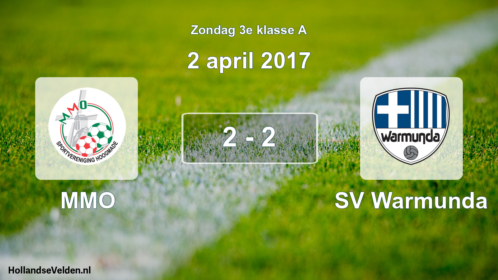 Total number of matches played: MMO - SV Warmunda 2 - 2 (2 April 2017)