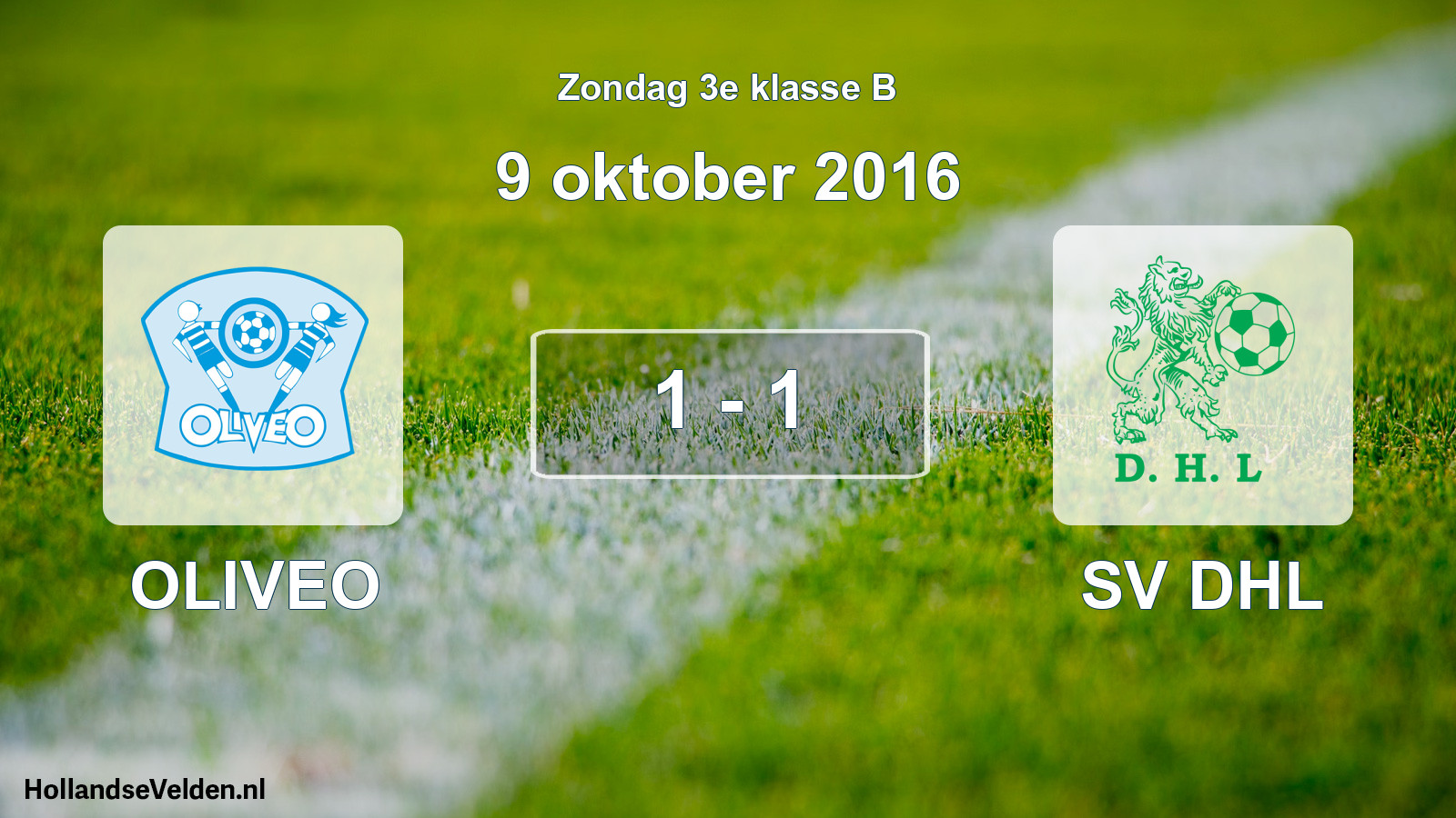 Total number of matches played: OLIVEO - SV DHL 1 - 1 (9 October 2016)
