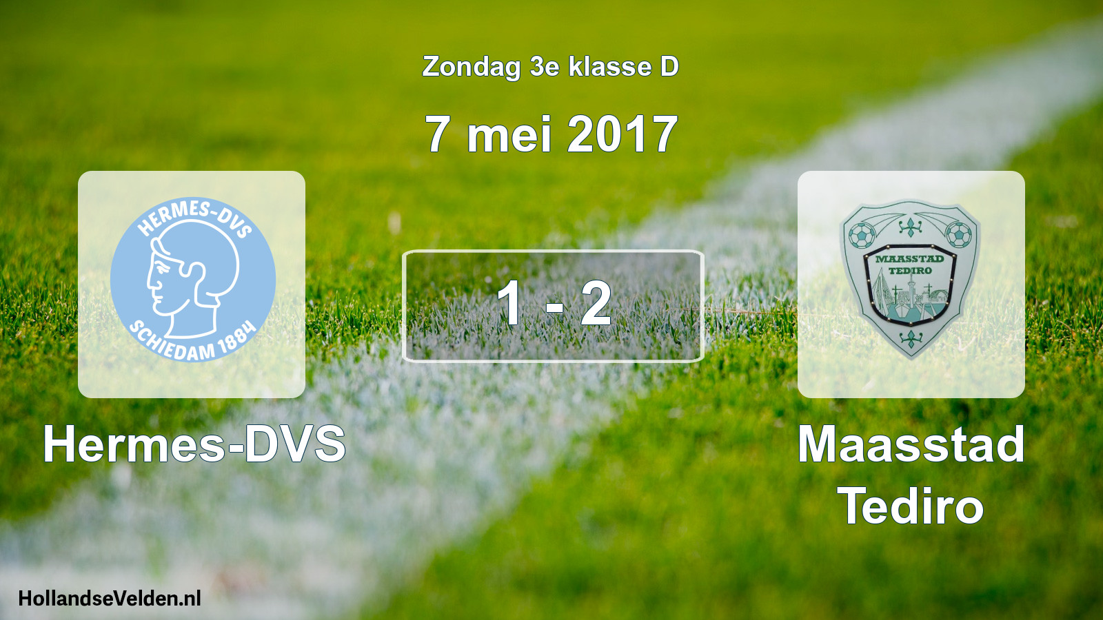 Total number of matches played: Hermes-DVS - Maasstad Tediro 1 - 2 (7 May 2017)