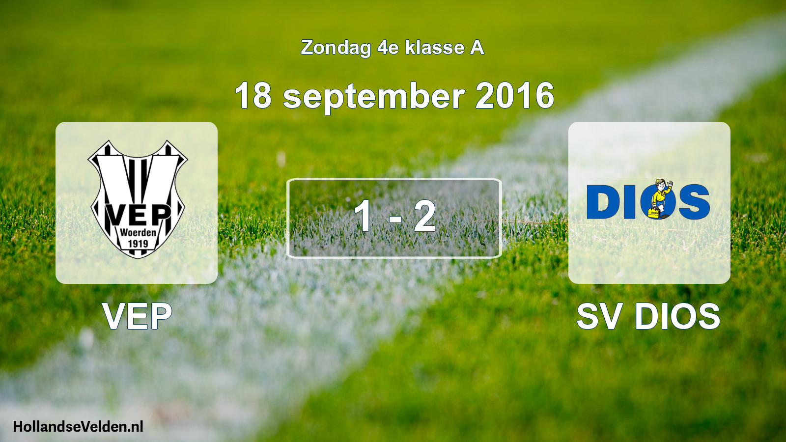 Total number of matches played: VEP - SV DIOS 1 - 2 (18 September 2016)